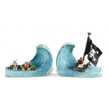 Asterix En Obelix Piraten Resin Boekensteun Beeld