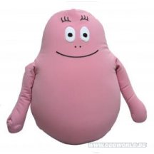 Barbapapa   Kussen Pluche Roos