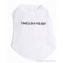 I Used To Be A Rock Star Dog Tshirt