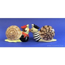 Mwah Salt And Pepper  French Snails Statue