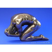Body Talk Man 2 Handen Rond Hoofd Beeld