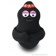 Barbapapa Barbamama Klein Kussen Pluche Zwart
