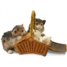 Henriette Ronner-knip The Sewing Basket 1889 Statue