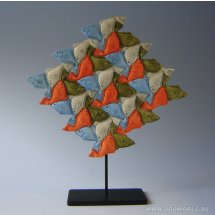 Escher Fish By Escher   Statue