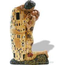 Gustav Klimt The Kiss 1907 Statue