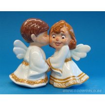 Mwah! Two Angels Statue Set