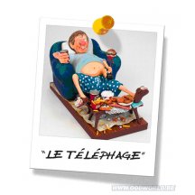 Guillermo Forchino The Couch Potato  Beeld