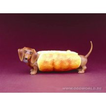 Hot Diggity Hot Dog Dachshund Statue
