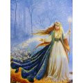 Goddess Kaart Set Van 8 Elfen (kerst) Kaarten