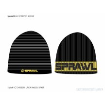 Sprawl Black Beanie Yellow Logo