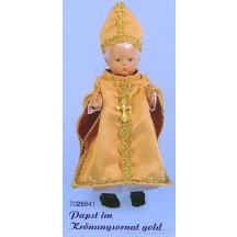 Schildkröt De Paus Goud Kleed Pop