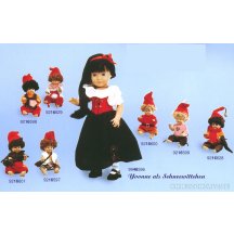 Schildkröt Sneeuwwitje Pop Set