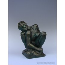Auguste Rodin De Gehurkte Vrouw Groot Beeld