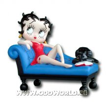 Betty Boop On Sofa Beeld