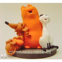 Jan, Jans En De Kinderen Rode Kater, Loedertje En Lotje 15 Cm Beeld
