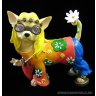 Aye Chihuahua Flower Child Hond Beeld